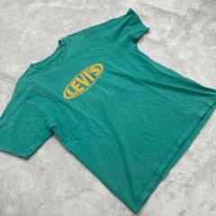 Levi's Tシャツ 半袖 レディース グリーン クルーネック カジュアル