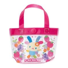 サンリオキャラクターズ プールバッグ風ミニポーチ2 ウサハナ　カプセルなし