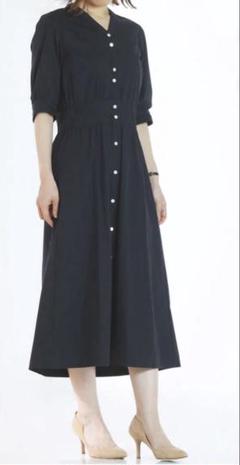 新品未使用 コビット cobbit リズム釦ワンピース ネイビー 新品未使用 コビット cobbit リズム釦ワンピース ネイビー