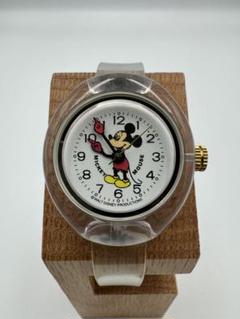 ミッキーマウス クォーツ腕時計　クリアDisney A147