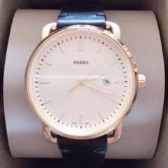 fossil 腕時計 レディース 革