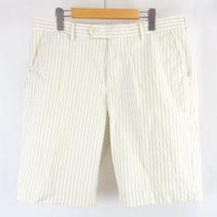 POLO Ralph Lauren ストライプ 総柄 ハーフパンツ 古着 34