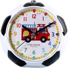 目覚まし時計 子供 アナログ 学習時計　知育時計 二重アラーム&ナイトライト付き