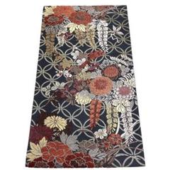 流線　藤の花　花模様　金糸　袋帯　着物 014a p 4290-37.jpg