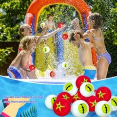 水風船 水遊び用ボール 水爆弾 ウォーターバルーン 24個セット