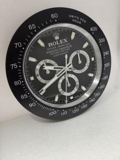 ROLEX ロレックス デイトナ　黒文字盤　掛け時計　非売品 2025年最新】ロレックス 掛け時計 デイトナの人気アイテム