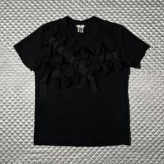 AD2019 20SS メニーリボンTシャツ 黒 AD2019 20SS メニーリボンTシャツ 黒 - メルカリ