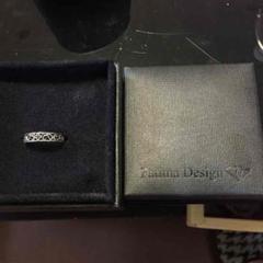 fatima design アラベスクダイヤリング　SV 15 箱つき