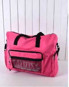 新品未使用　ZIDDY ジディ チャーム付 ロゴ ビッグ ボストンバッグ