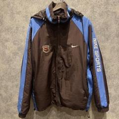 90sNike ナイキスポーツBristol ジャケット 黒/青XLビックロゴ 90sNike ナイキスポーツBristol ジャケット 黒/青XLビックロゴ