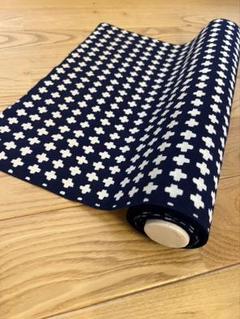 クロス柄　布　ロール売り　36㎝幅