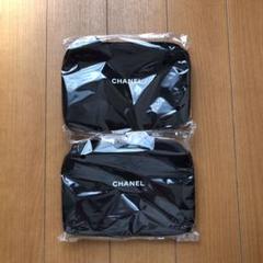 CHANEL ノベルティポーチ 黒 2個セット