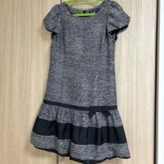 M'S GRACY ワンピース 40サイズ グレーと黒のストライプ M'S GRACY ワンピース 40サイズ グレーと黒のストライプ - メルカリ