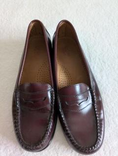 GH.BASS WEEJUNS コインローファー バーガンディ【24】USA製 バス ローファー ローガン G.H.BASS WEEJUNS LOGAN LOAFER ジー