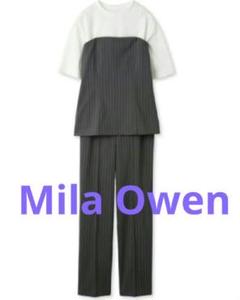 Mila Owen ミラオーウェン ペプラムベアトップパンツ SETUP