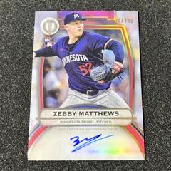 ゼビー・マシューズ ルーキー直筆サイン2025 topps tribute RC