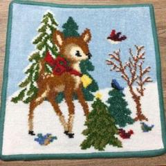 新品 フェイラー FEILER タオルハンカチ Winter 緑