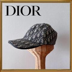 DIOR クリスチャンディオール オブリーク キャップ Mサイズ