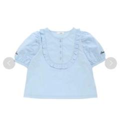 ジェニィラブ フリルブラウス 半袖Tシャツ 水色 量産型　地雷系