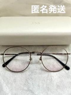JINS Modern Rim Metal メガネ 度なし チークレンズ ピンク