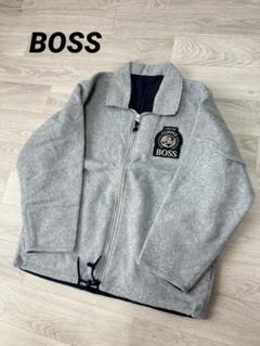 非売品] BOSS ボスジャン リバーシブル ジャンパー MA-1 ブルー