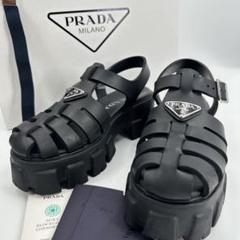 2025新作 新品•未使用 PRADA モノリス ラバー サンダル ローファー 三越伊勢丹 | PRADA/プラダ_Men通販 | プラダ モノリス ラバー