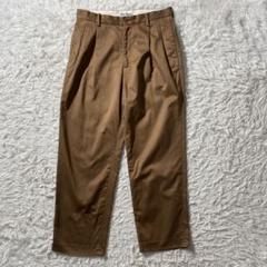 ワコマリア　プリーツトラウザーtype2 WACKO MARIA/DOUBLE PLEATED CHINO TROUSERS（LIGHT BEIGE