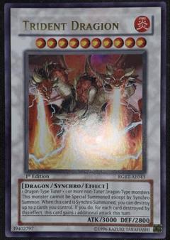遊戯王　トライデントドラギオン　旧アジア　アジア版　韓亜　ウルトラ1st 英語