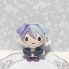 プロセカ ふわぷちマスコット ぬい服 たれ耳カチューシャ 青柳冬弥ツートンカラー