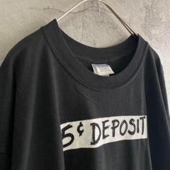 ギルダン 古着 女 アメリカ輸入 両面プリント Tシャツ 半袖 Lサイズ 黒色
