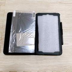 タブレットケース 7インチ JT07-81B 保護フィルム付 ブラック