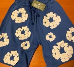 正規品 Denim Tears Cotton ハーフパンツ　パウダーブルー Denim tears ハーフパンツ ブルー M - メルカリ