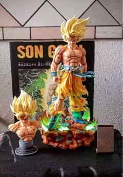 ドラゴンボール 初孫悟空 初超サイヤ人登場ガレージキット【7色