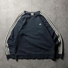 人気大割引 超希少】00s adidas y2k フェード 2トーン 刺繍ロゴ スウェット トップス