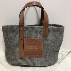美品・貴重★ロエベ・サイザル麻 カゴトートバッグ