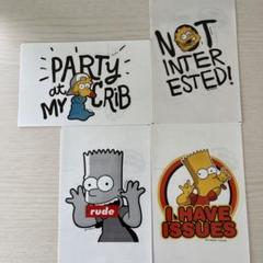 The Simpsonsステッカー4枚セット シンプソンズ - メルカリ