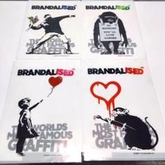 即決本物Banksy KEEP LEFT バンクシー大判ステッカー激レア