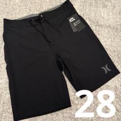 28 Hurley ハーレー 無地 水着 メンズ ワンポイント ブラック
