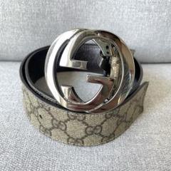 GUCCI GGパターン ベルト ダブルGバックル - メルカリ