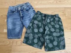 UNIQLOパイナップル柄ハーフパンツ H&M デニムハーフパンツ 130