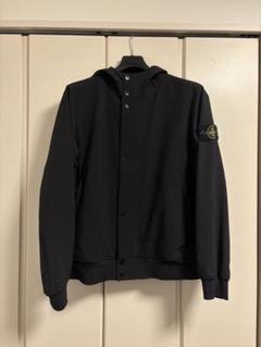【極美品】STONE ISLAND ブラックジャケット フード付き　2025SS