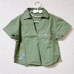 LOGOS DAYS 半袖シャツ 110 グリーン ロゴス LOGOS 子供服