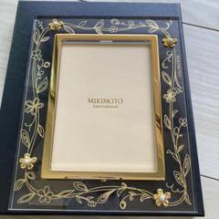 新品　ミキモト　MIKIMOTO 花柄　写真立て　フォトフレーム