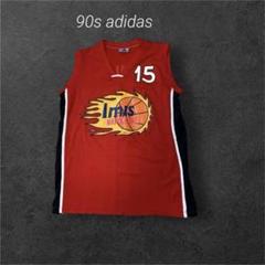 90s adidasアディダス　バスケットボール　ゲームシャツ