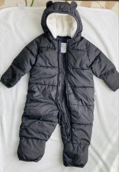 ベビーギャップ babygap スノーウェア ダークグレー 80cm baby gap スノーウェア