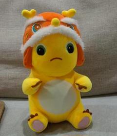 黄色のぬいぐるみ オレンジの帽子 - メルカリ