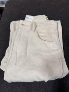 everyone soft denim pants ECRU　S　エブリワン