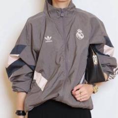 00's adidas レアルマドリードチャンピオンズリーグ　ナイロンジャケット レアル・マドリード adidas チャンピオンズリーグ アンセム