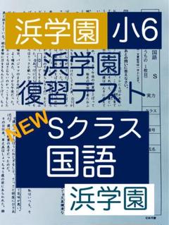 浜学園 小6 マスター 国語 Sクラス 復習テスト - メルカリ