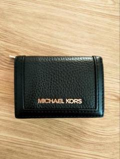 MICHEAL KORS ブラック 三つ折財布 MICHEAL KORS 三つ折り財布 - メルカリ